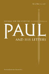 Cover image for Journal for the Study of Paul and His Letters