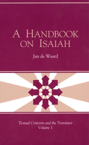 Cover image for A Handbook on Isaiah By Jan de Waard