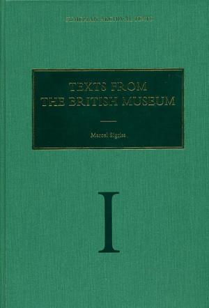 Cover image for Texts from the Yale Babylonian Collections: Vol. 2, Part 1 By Marcel Sigrist
