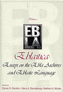 Cover for Eblaitica: Essays on the Ebla Archives and Eblaite Language, Volume 1