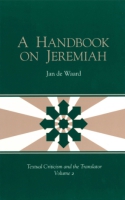 Cover image for A Handbook on Jeremiah By Jan de Waard