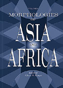 Cover image for Morphologies of Asia and Africa Edited by Alan S. Kaye