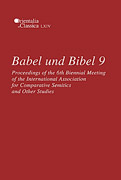 Cover for Babel und Bibel 9