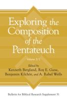 Cover for Exploring the Composition of the Pentateuch, Volume 3/1