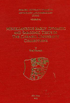 Cover image for CUSAS 23: Miscellaneous Early Dynastic and Sargonic Texts in the Cornell University Collections By Vitali Bartash