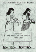Cover image for Die Annalen des Jahres 711 v. Chr. By Andreas Fuchs