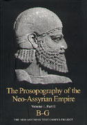 Cover for The Prosopography of the Neo-Assyrian Empire, Volume 1, Part II