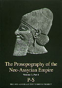 Cover for The Prosopography of the Neo-Assyrian Empire, Volume 3, Part I