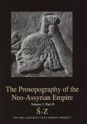 Cover for The Prosopography of the Neo-Assyrian Empire, Volume 3, Part II
