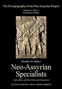 Cover for The Prosopography of the Neo-Assyrian Empire, Volume 4, Part I