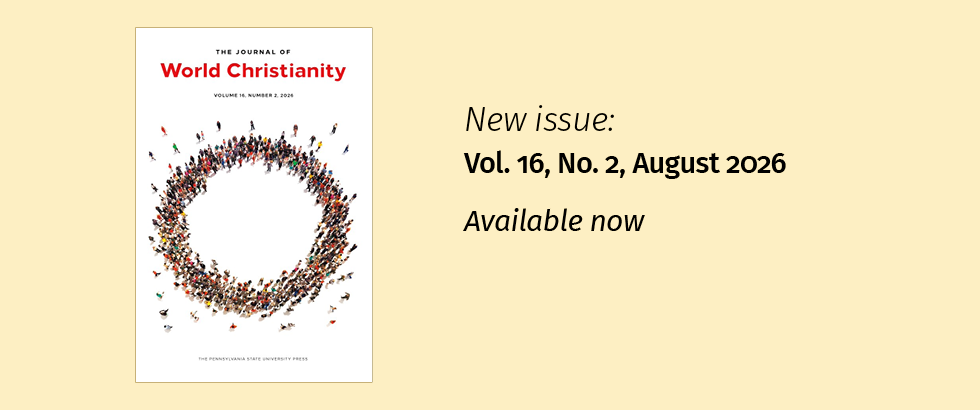 New issue of Journal of World Christianity