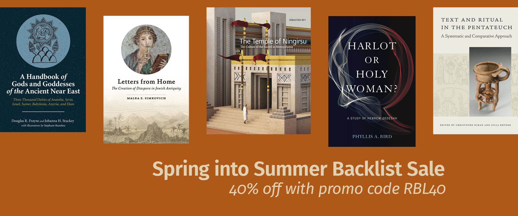 Backlist sale banner